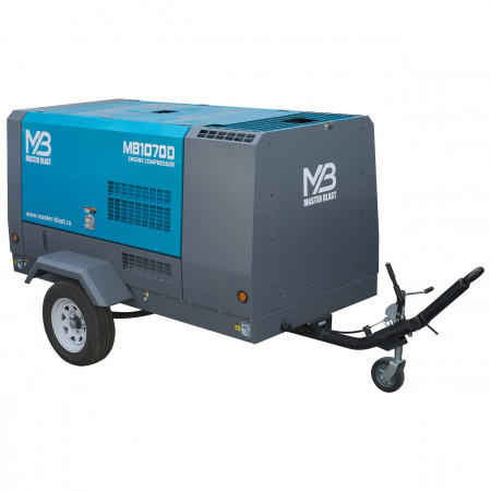 Master Blast MB-1070D-25 винтовой дизельный компрессор - Фото