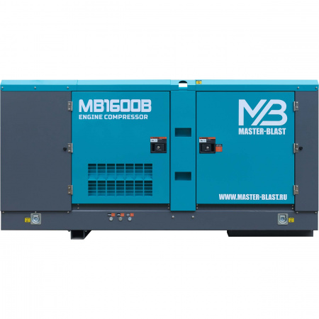 Master Blast MB-1600B-17 винтовой дизельный компрессор - Фото