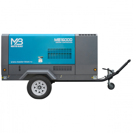 Master Blast MB-1600D-17 винтовой дизельный компрессор - Фото
