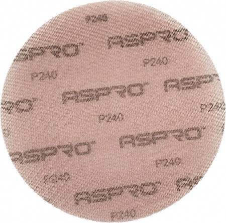 Бумага шлифовальная ASPRO на сетчатой основе (Диаметр 225 мм) - Фото