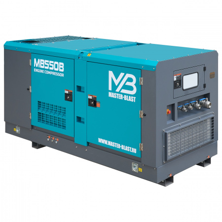 Винтовой компрессор Master Blast MB550B-7 (дизельный) - Фото