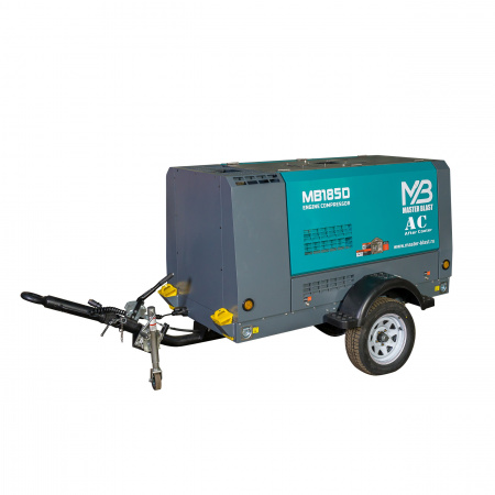 Master Blast MB-185D-7+AC винтовой дизельный компрессор - Фото