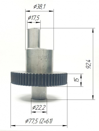 *SS282018 Шестерня ведомая для Saturn 28 - Фото