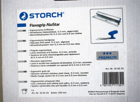Шпатель 250 мм STORCH со сменными лезвиями FLEXOGRIP ALUSTAR - Фото