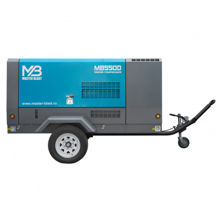 Master Blast MB-550D-7 винтовой дизельный компрессор - Фото