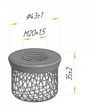 *SS287007 Фильтр всасывающий для Saturn 28 - Фото