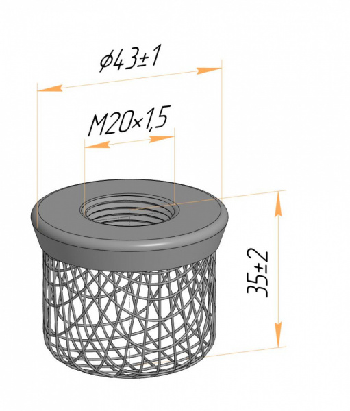 *SS287007 Фильтр всасывающий для Saturn 28 - Фото