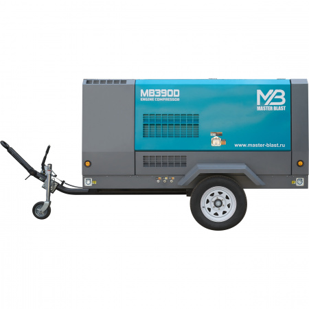 Винтовой компрессор Master Blast MB390D-15 (дизельный) - Фото