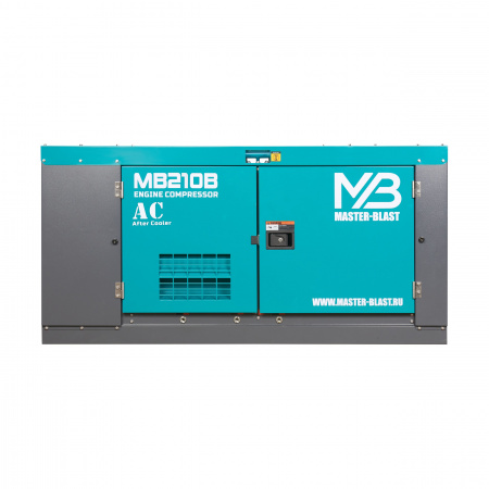 Master Blast MB-210B-10 + АС винтовой дизельный компрессор - Фото