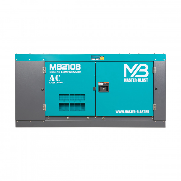 Master Blast MB-210B-10 + АС винтовой дизельный компрессор - Фото