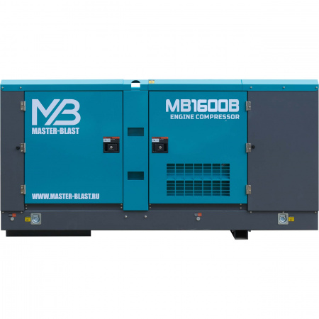Master Blast MB-1600B-17 винтовой дизельный компрессор - Фото