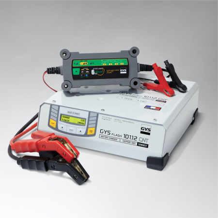 *029071 инверторное зарядное устройство GYSFLASH 100-12HF (кабель 2,5м) - Фото