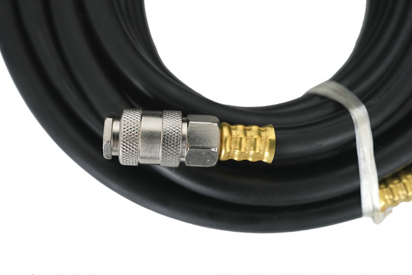 Воздушный шланг с быстросъемами 15м Schtaer SCH-7501-15F - Фото