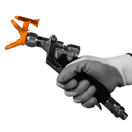 Краскораспылитель для густых материалов черный ASPRO (450 Бар) - Фото