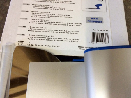 Шпатель 1500 мм STORCH со сменными лезвиями FLEXOGRIP ALUSTAR - Фото