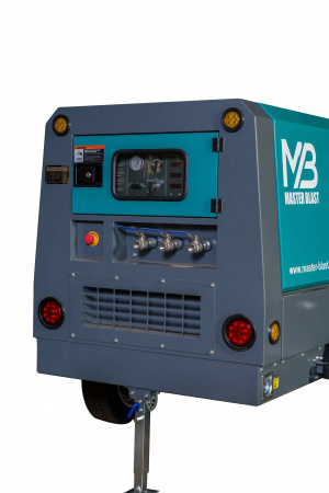 Master Blast MB-185D-7+AC винтовой дизельный компрессор - Фото