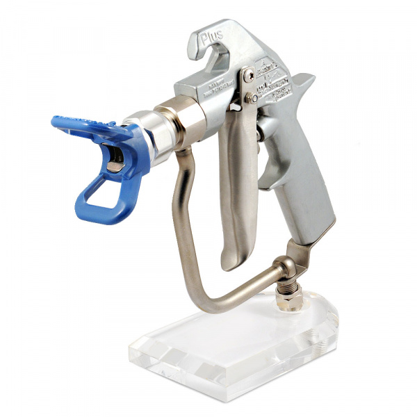 *07-HDG345-B безвоздушный краскораспылитель ПРЯМОЙ без сопла (серебряный) - Фото