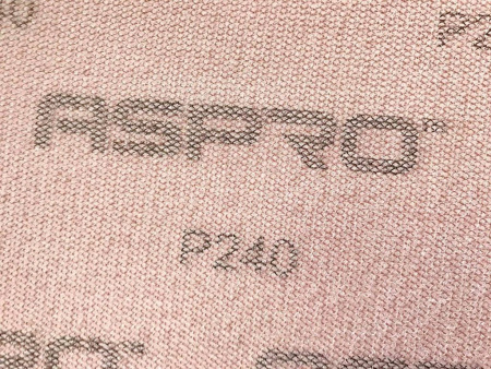 Бумага шлифовальная ASPRO на сетчатой основе (Диаметр 150 мм) - Фото