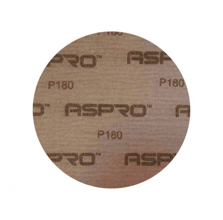 Бумага шлифовальная ASPRO на сетчатой основе (Диаметр 150 мм) - Фото