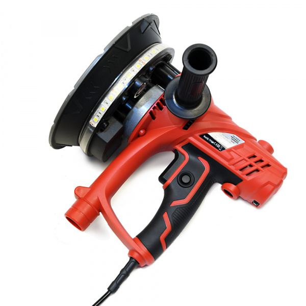 Шлифовальная машинка HYVST KS-700D-8 с подсветкой и мешком для пыли - Фото