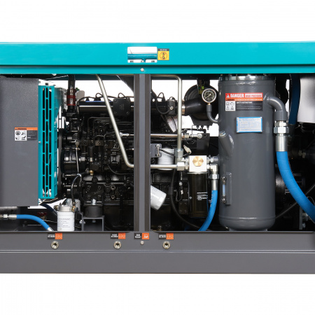 Master Blast MB-185B-7 винтовой дизельный компрессор - Фото