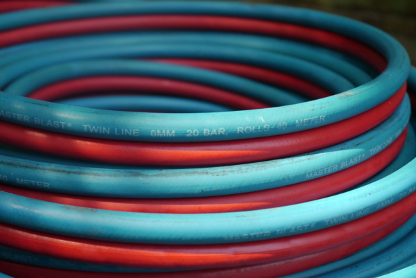 Шланг воздушный MASTER BLAST TWIN LINE / 6 мм, 20 атм / - Фото