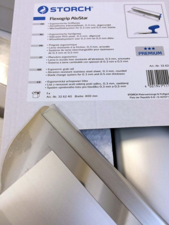 Шпатель 400 мм STORCH со сменными лезвиями FLEXOGRIP ALUSTAR - Фото