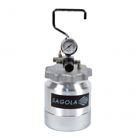 Бачок с принудительной подачей Sagola 2.5л, сталь - Фото