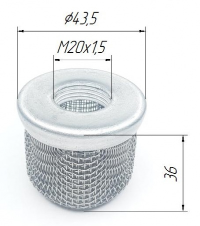 *SM238007 Фильтр грубой очистки для Mars 23 - Фото