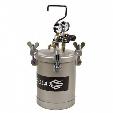 Красконагнетательный бак Sagola 10л, сталь - Фото