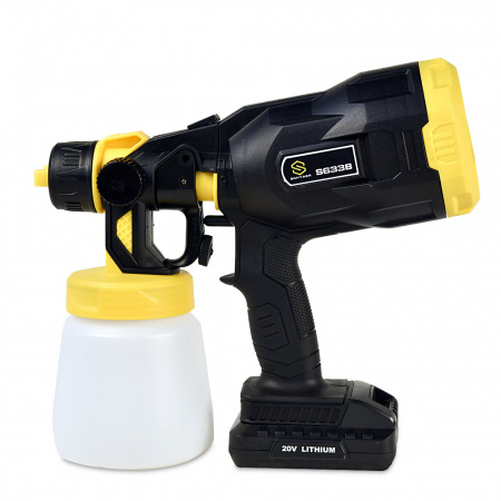 Schtaer S633B-18 аккумуляторный окрасочный пистолет, DC18V, 120W, сопло 1.8 - Фото
