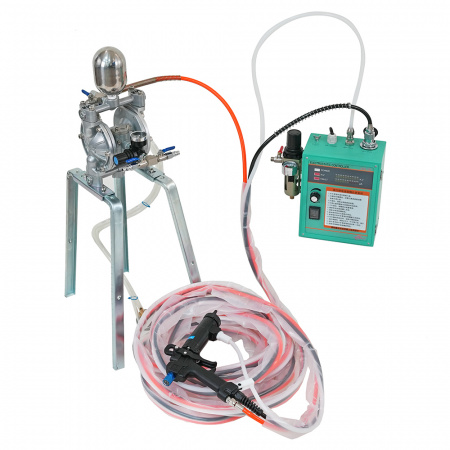*HDA-100B электростатическая окрасочная установка(пистолет, блок, насос, шланги, кабель 10 метров) - Фото