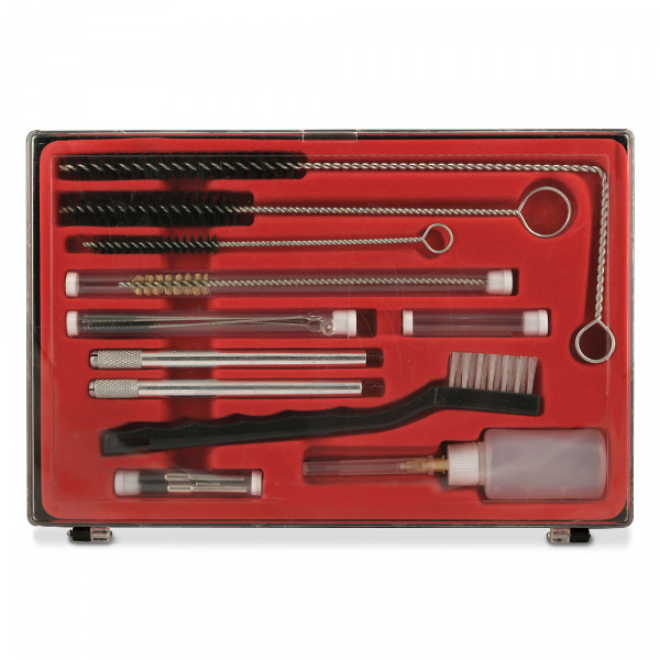 *LS-207 Набор для чистки краскораспылителя Schtaer, 22 предмета - Фото