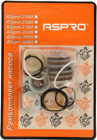 Ремкомплект насоса окрасочного аппарата ASPRO-2700