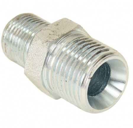 Переходник 1/2" на 1/4" (штуцер, адаптер, переходник) соединение для шлангов высокого давления - Фото