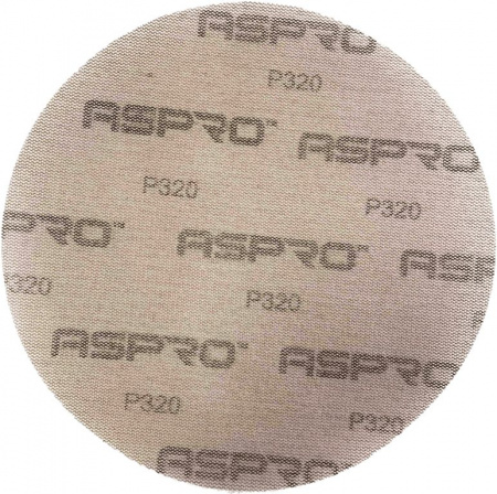 Бумага шлифовальная ASPRO на сетчатой основе (Диаметр 225 мм) - Фото